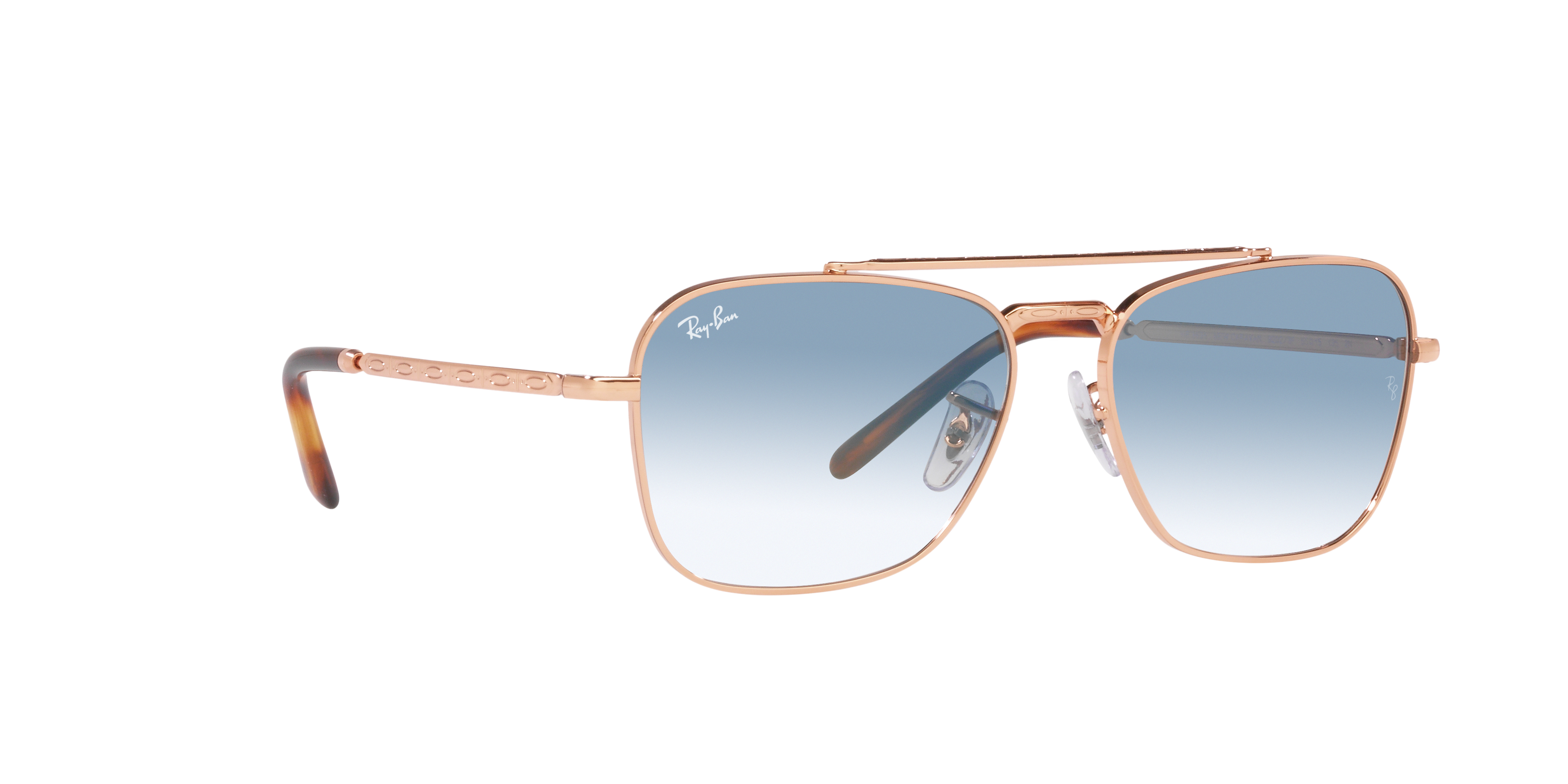 RAY BAN NEW CARAVAN -ROSE GOLD