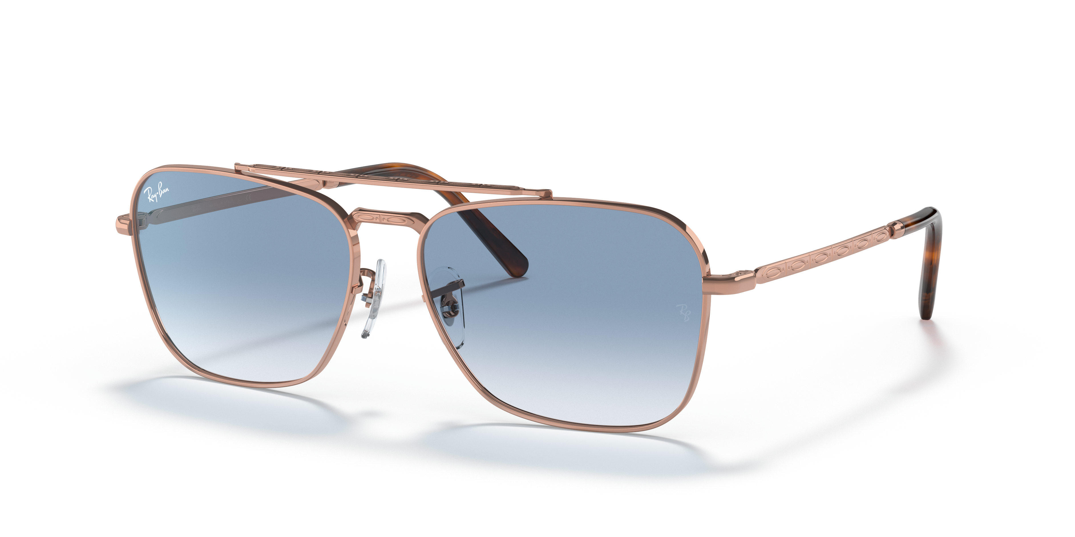 RAY BAN NEW CARAVAN -ROSE GOLD