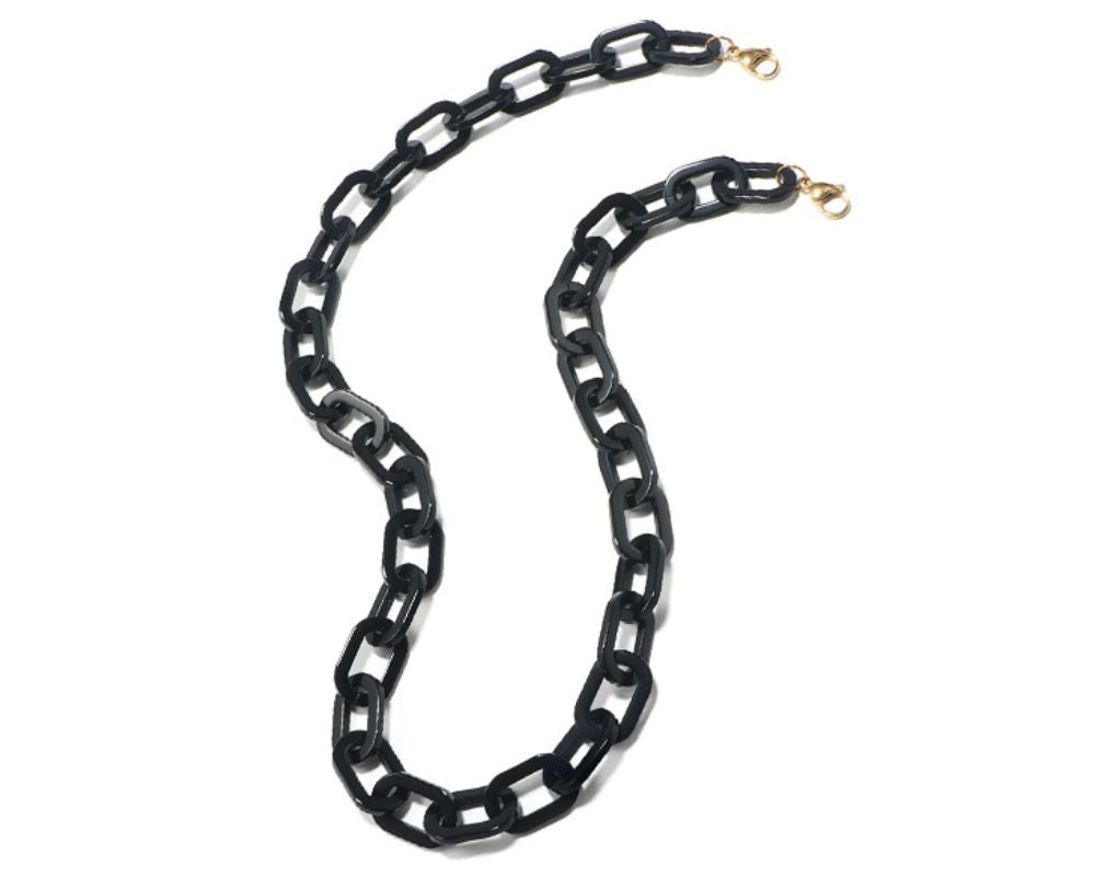 SUNGLASS LARGE LINK CHAINS-ACCETATE