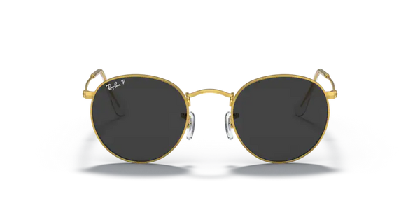 Round gold metal sunglasses sales