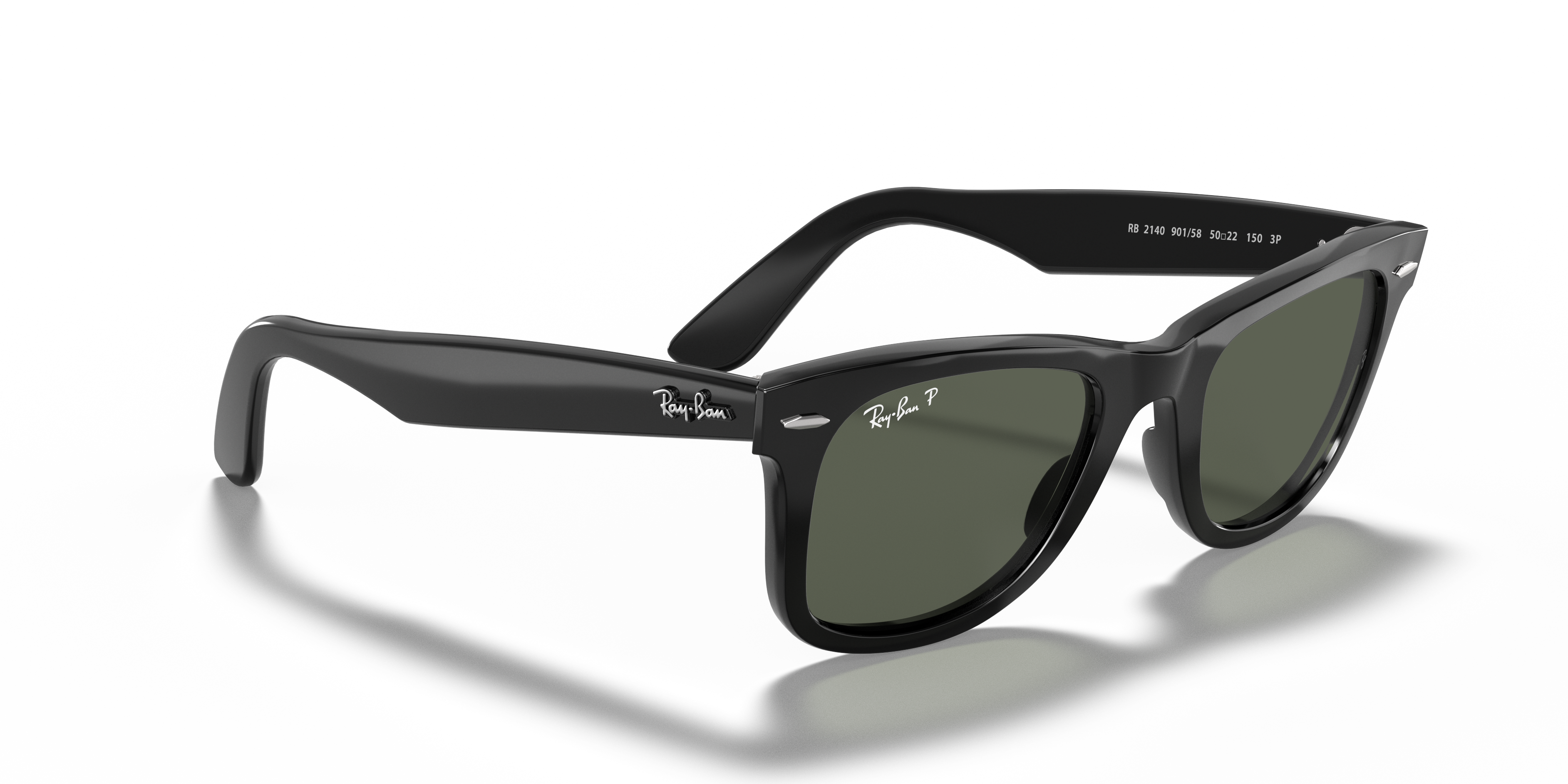 RAY-BAN WAYFARER 2140 BLACK POLARIZED