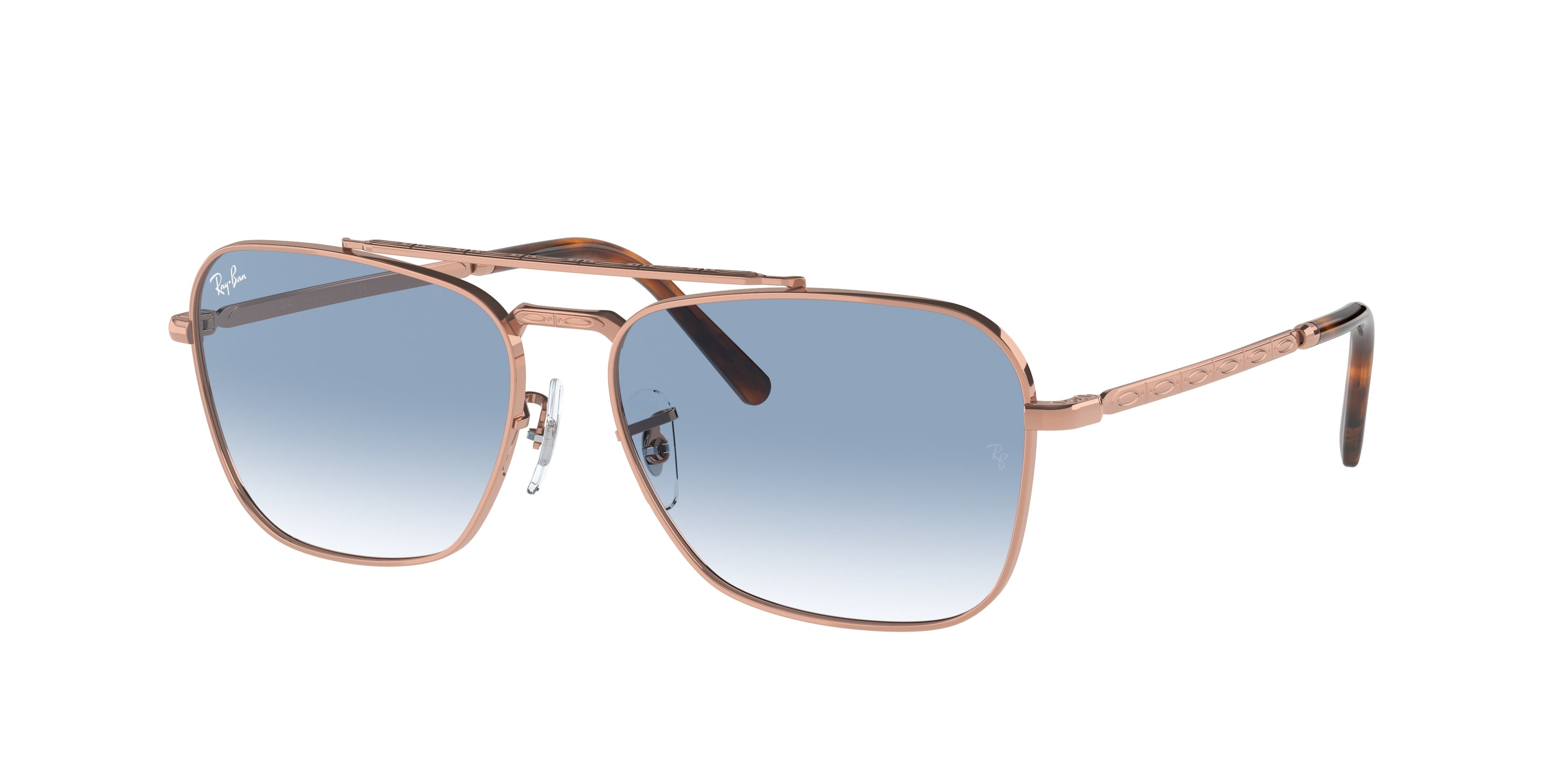 RAY BAN NEW CARAVAN -ROSE GOLD