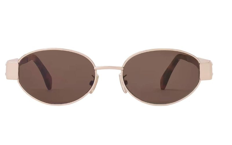 CELINE TRIOMPHE METAL ROSE GOLD