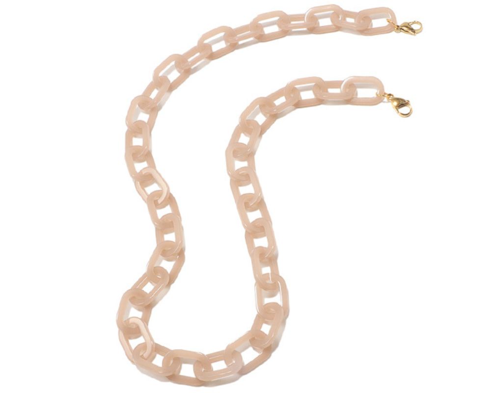 SUNGLASS CHAIN LARGE LINK ACCETATE