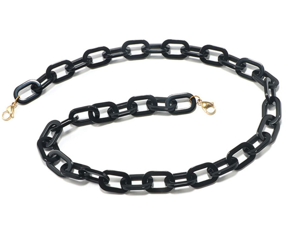 SUNGLASS LARGE LINK CHAINS-ACCETATE